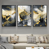 Golden Marble Canvas