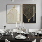 Inverted Leaves Canvas