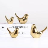 Golden Bird Figurines