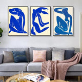 Blue Dancer Canvas