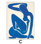 Blue Dancer Canvas