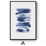 Cobalt Mosaic Canvas