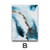 Inky Shallows Canvas