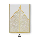 Inverted Leaves Canvas