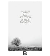 Monochrome Zebra Canvas