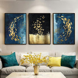 Golden Fish & Butterfly Canvas