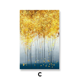Golden Forest Canvas