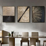 Noir And Rattan Canvas