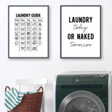 Laundry Guide Canvas
