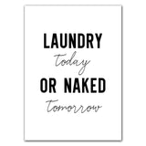 Laundry Guide Canvas
