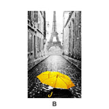 Yellow London Taxi Canvas