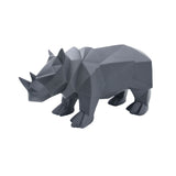 Geometric Rhino Sculpture
