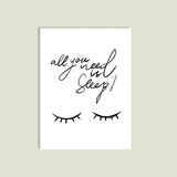 Home Sleep Love Canvas