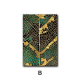 Textured Leaf And Trunk Canvas