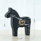 Toy Dala Horse Figurine