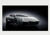 White Glow Lamborghini Canvas