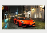 Coral Lamborghini Canvas