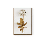 Golden Flowers Canvas