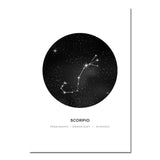 Scorpio Star Sign Canvas
