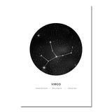 Virgo Star Sign Canvas