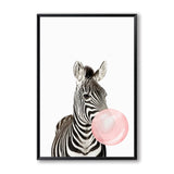 Bubblegum Zoo Pink Canvas