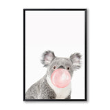 Bubblegum Zoo Pink Canvas