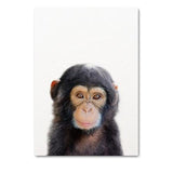 Baby Animal Portraits Canvas