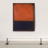 Navy Sunset Focus Canvas