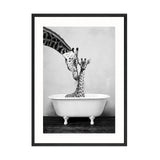 Baby Animals In Bathtub Canvas