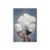 Lady Floral Expression Canvas