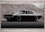 Hemi Cuda Kl 393 Muscle Car Canvas