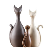 Feline Family Figurines