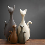 Feline Family Figurines