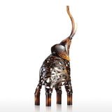 Iron Elephant Figurine