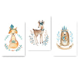 Deer & Fox Canvas