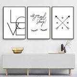 Home Sleep Love Canvas
