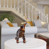 Iron Elephant Figurine