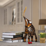 Iron Elephant Figurine