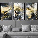 Golden Marble Canvas