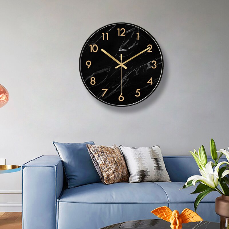 Marble Design Wall Clock