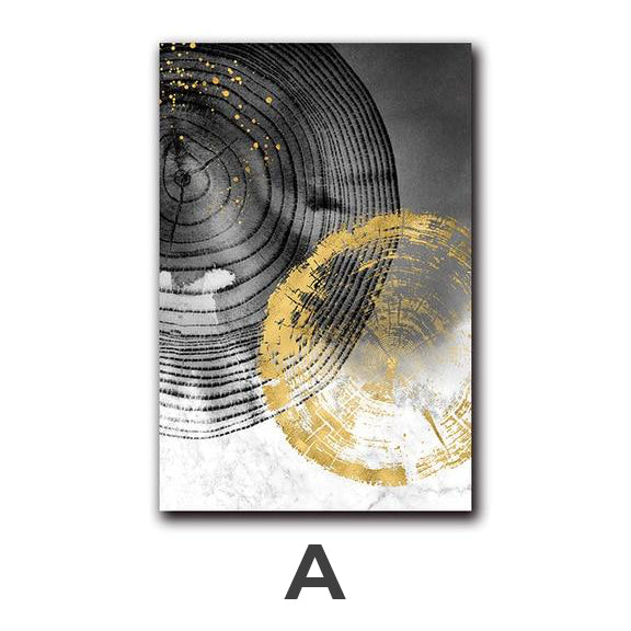 Golden Rings Canvas