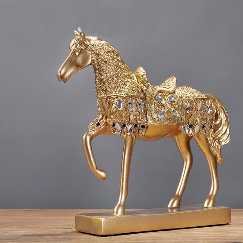 Triumphant Horse Figurine