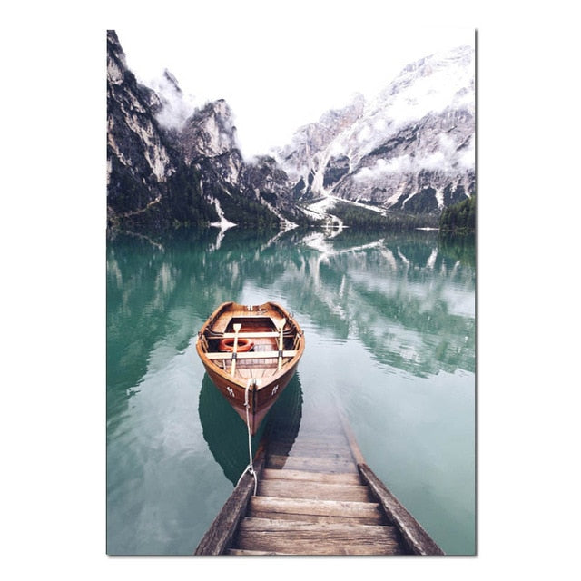 Boat Lake Canvas