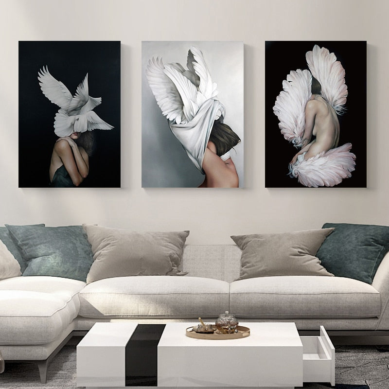 Beautiful Feathers Canvas