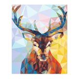 Mosaic Deer Canvas