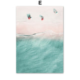 Beach Life In Sassy Pink Canvas