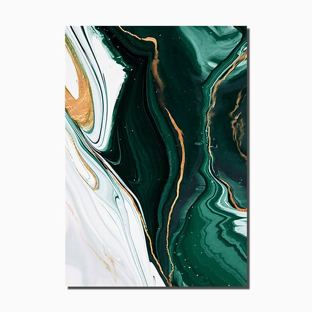 Emerald Gold Sands Canvas