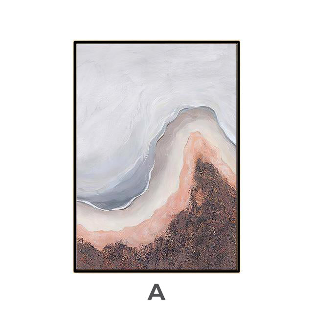 Abstract Rock Formation Canvas