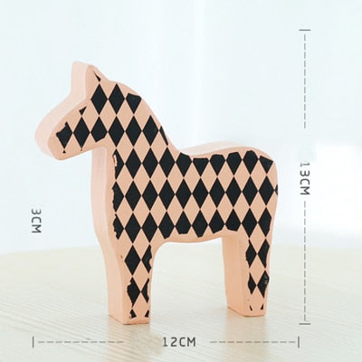 Toy Dala Horse Figurine