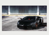 Black Lamborghini Canvas